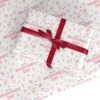 Romantic Valentines Day Card Wrapping Paper -Wrap & Case Store Romantic Valentines Day Card Custom Wrapping Paper