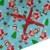 Santa Face Cutout Personalised Wrapping Paper -Wrap & Case Store Santa Face Cutout Personalised Custom Wrapping Paper