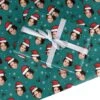 Santa Hat Photo Face Personalised Wrapping Paper -Wrap & Case Store Santa Hat Photo Face Personalised Custom Wrapping Paper