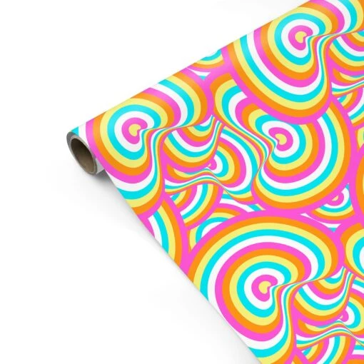 Seventies Abstract Wrapping Paper - Image 2