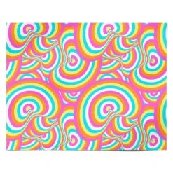 Seventies Abstract Wrapping Paper -Wrap & Case Store Seventies Abstract Personalised Wrapping Paper Alternative