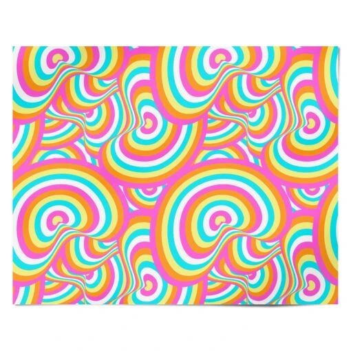 Seventies Abstract Wrapping Paper - Image 4