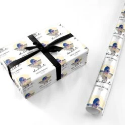 She Did It Graduation Photo With Name Wrapping Paper -Wrap & Case Store She Did It Graduation Photo with Name Personalised Wrapping Paper