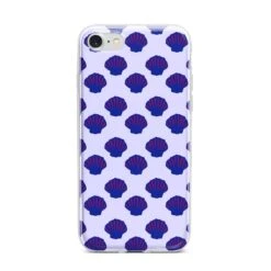 Shell Pattern IPhone Case -Wrap & Case Store Shell Pattern iPhone 7 Bumper Case on Silver iPhone