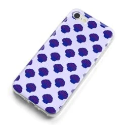 Shell Pattern IPhone Case -Wrap & Case Store Shell Pattern iPhone 8 Bumper Case on Silver iPhone Alternative Image