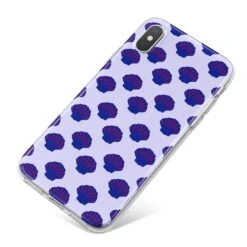 Shell Pattern IPhone Case -Wrap & Case Store Shell Pattern iPhone X Bumper Case on Silver iPhone
