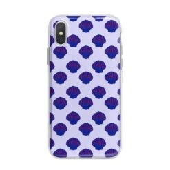 Shell Pattern IPhone Case -Wrap & Case Store Shell Pattern iPhone X Bumper Case on Silver iPhone Alternative Image 1