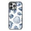 Shell IPhone Case -Wrap & Case Store Shell iPhone 14 Pro Max Black Impact Case on Silver phone