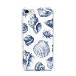 Shell IPhone Case -Wrap & Case Store Shell iPhone 7 Bumper Case on Silver iPhone