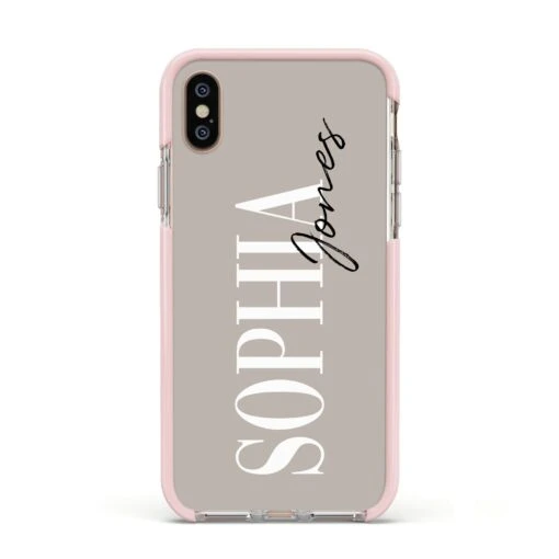 Stone Colour With Personalised Name IPhone Case - Image 20