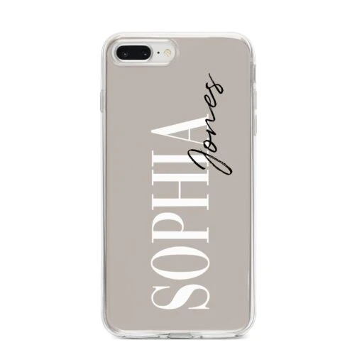 Stone Colour With Personalised Name IPhone Case - Image 10