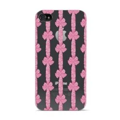 Striped Bow Pattern IPhone Case -Wrap & Case Store Striped Bow Pattern Apple iPhone 4s Case