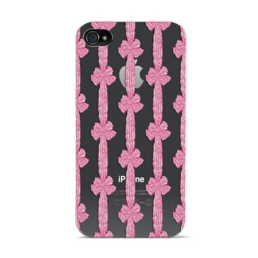 Striped Bow Pattern IPhone Case - Image 4
