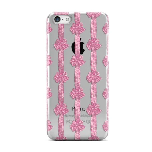 Striped Bow Pattern IPhone Case - Image 2