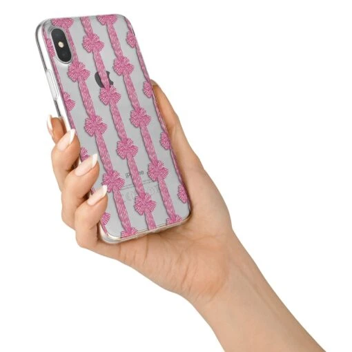Striped Bow Pattern IPhone Case - Image 6