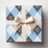 Argyle Fathers Day Wrapping Paper -Wrap & Case Store THNG23 670WRAP