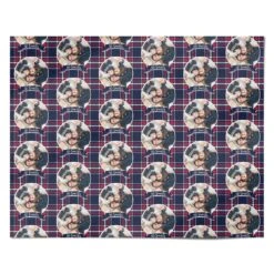 Tartan Christmas Photo Personalised Wrapping Paper -Wrap & Case Store Tartan Christmas Photo Personalised Personalised Wrapping Paper Alternative