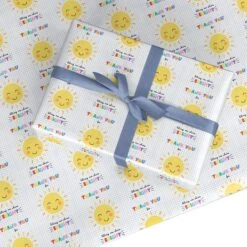 Thank You For Letting Me Shine Bright Wrapping Paper