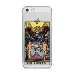 The Lovers Tarot Card IPhone Case -Wrap & Case Store The Lovers Tarot Card Apple iPhone 5 Case