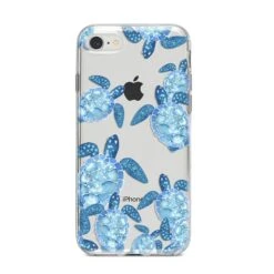 Turtle IPhone Case -Wrap & Case Store Turtle iPhone 8 Bumper Case on Silver iPhone