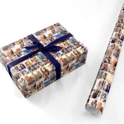Ultimate Photo Montage Upload Wrapping Paper -Wrap & Case Store Ultimate Photo Montage Upload Personalised Wrapping Paper cc18fd84 b7b4 42dc 8b36 4f3ffcc40cf0