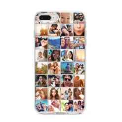 Ultimate Photo Montage Upload IPhone Case -Wrap & Case Store Ultimate Photo Montage Upload iPhone 8 Plus Bumper Case on Silver iPhone