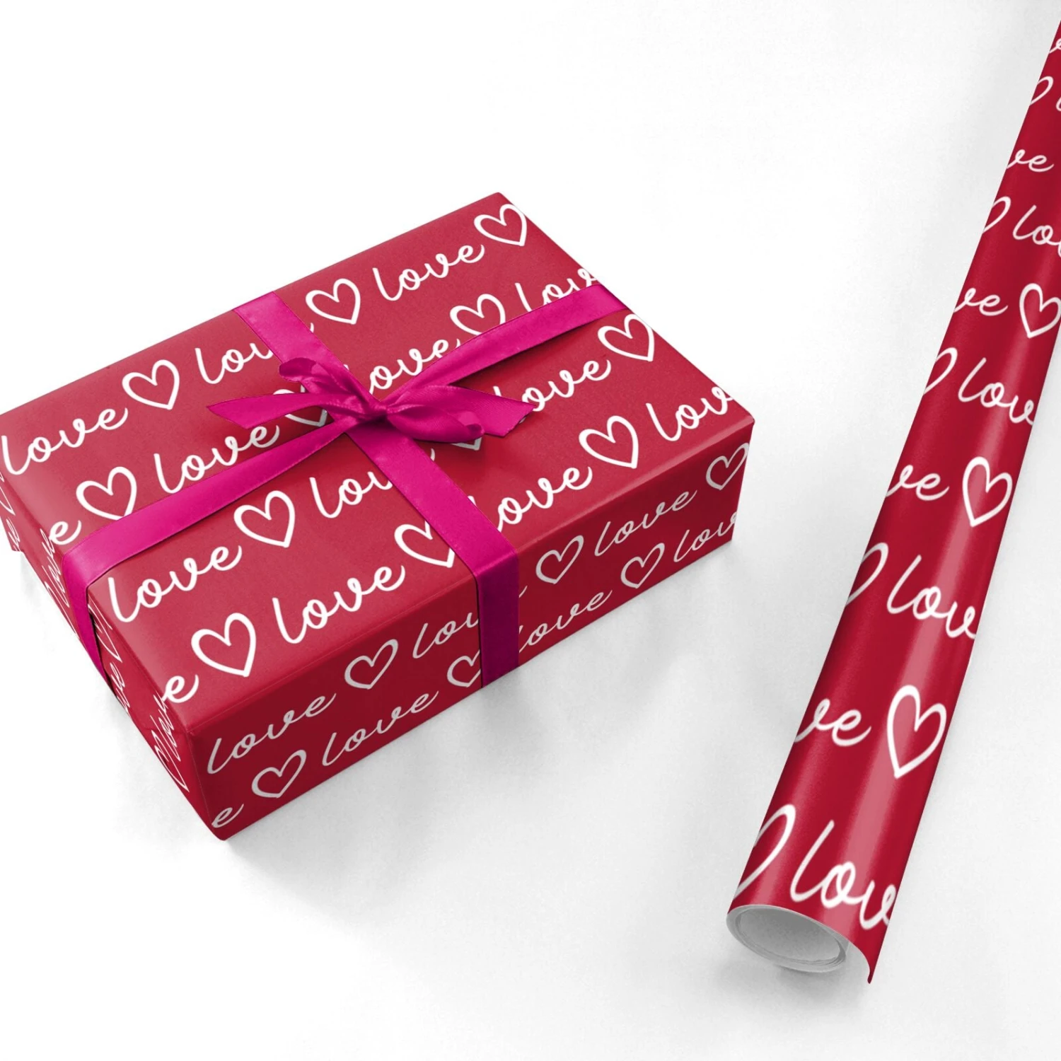 Valentine's Love Wrapping Paper - Image 3