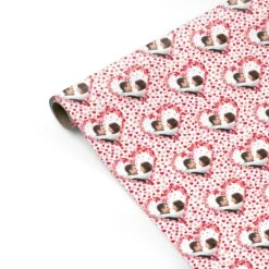 Front Page -Wrap & Case Store Valentines Photo Personalised Personalised Gift Wrap