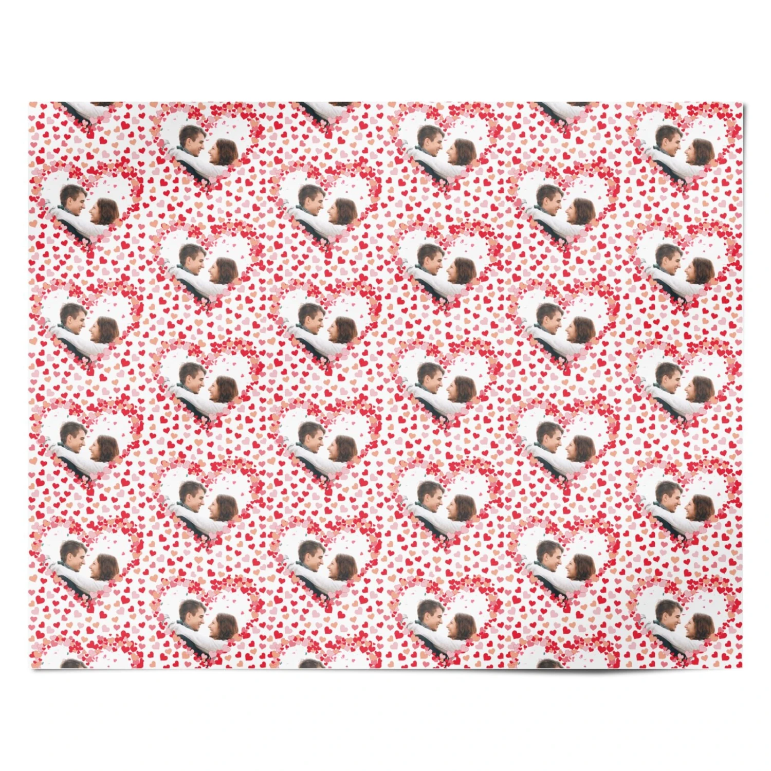 Valentines Photo Personalised Wrapping Paper - Image 4