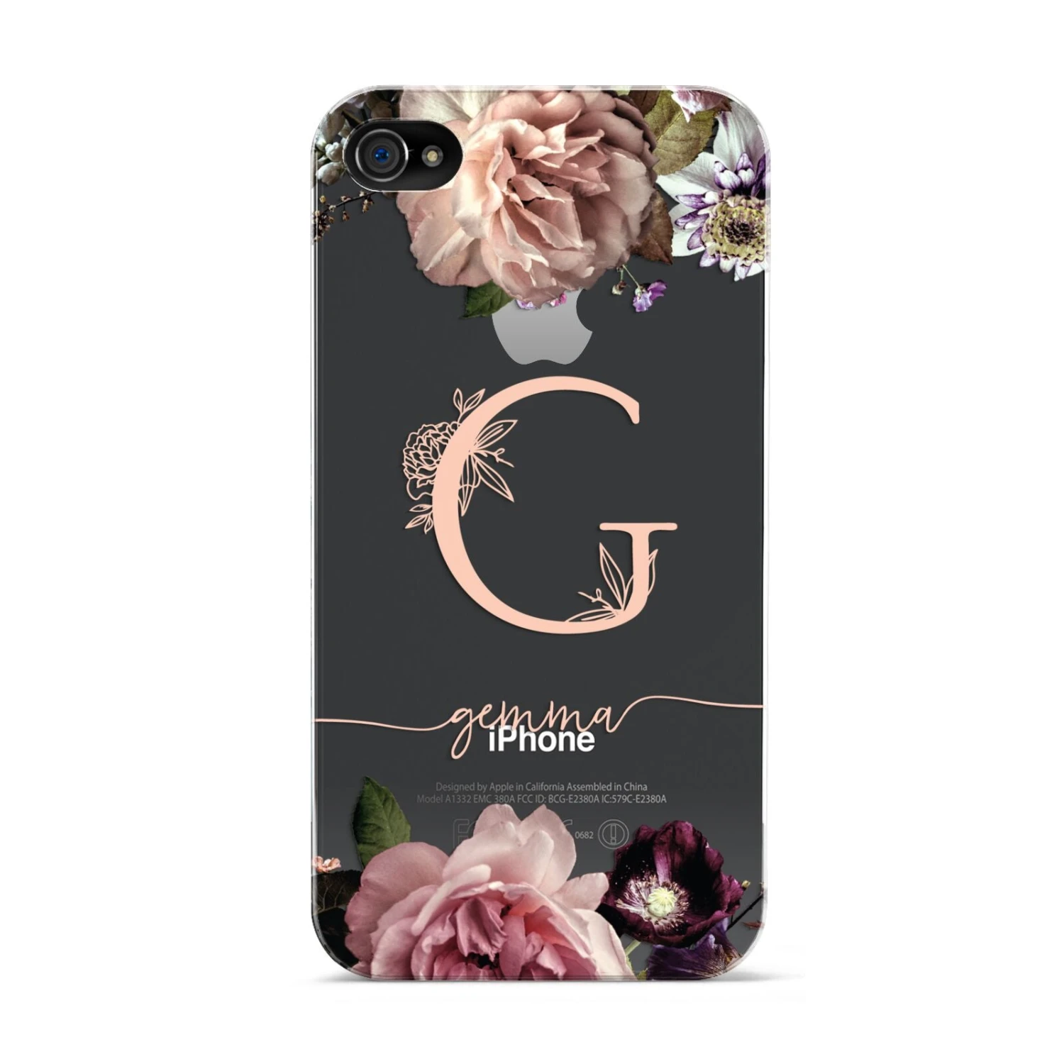 Vintage Floral Personalised IPhone Case - Image 4