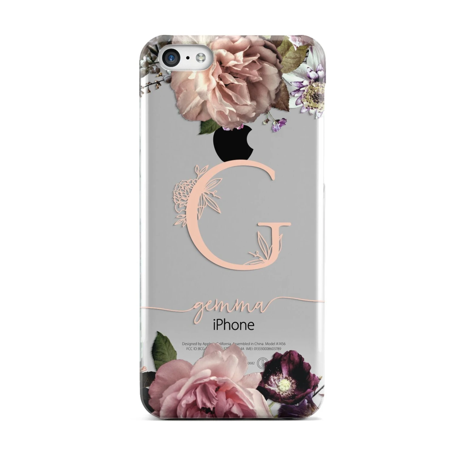 Vintage Floral Personalised IPhone Case - Image 2