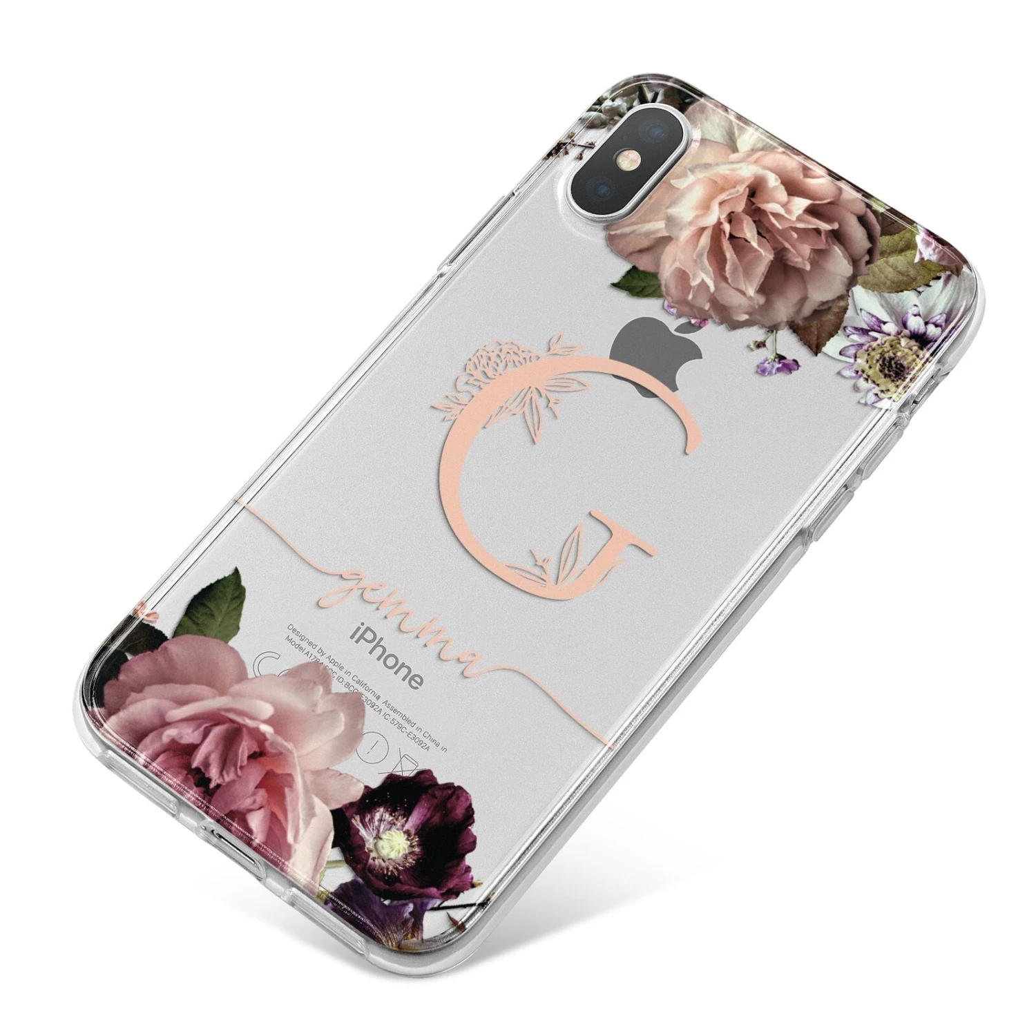 Vintage Floral Personalised IPhone Case - Image 7