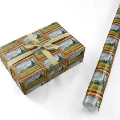 Wheat Field Cypresses By Vincent Van Gogh Fine Art Wrapping Paper -Wrap & Case Store Wheat Field Cypresses by Vincent van Gogh Fine Art Personalised Wrapping Paper