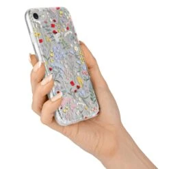 Wild Flowers IPhone Case -Wrap & Case Store Wild Flowers iPhone 7 Bumper Case on Silver iPhone Alternative Image