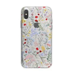 Wild Flowers IPhone Case -Wrap & Case Store Wild Flowers iPhone X Bumper Case on Silver iPhone Alternative Image 1