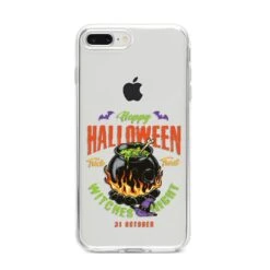 Witch Cauldron IPhone Case -Wrap & Case Store Witch Cauldron iPhone 8 Plus Bumper Case on Silver iPhone