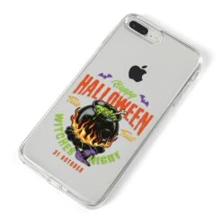 Witch Cauldron IPhone Case -Wrap & Case Store Witch Cauldron iPhone 8 Plus Bumper Case on Silver iPhone Alternative Image