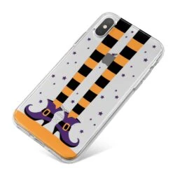 Witch Legs IPhone Case -Wrap & Case Store Witch Legs iPhone X Bumper Case on Silver iPhone