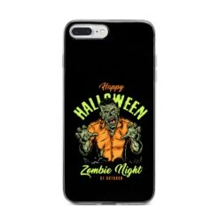Zombie IPhone Case -Wrap & Case Store Zombie iPhone 7 Plus Bumper Case on Silver iPhone